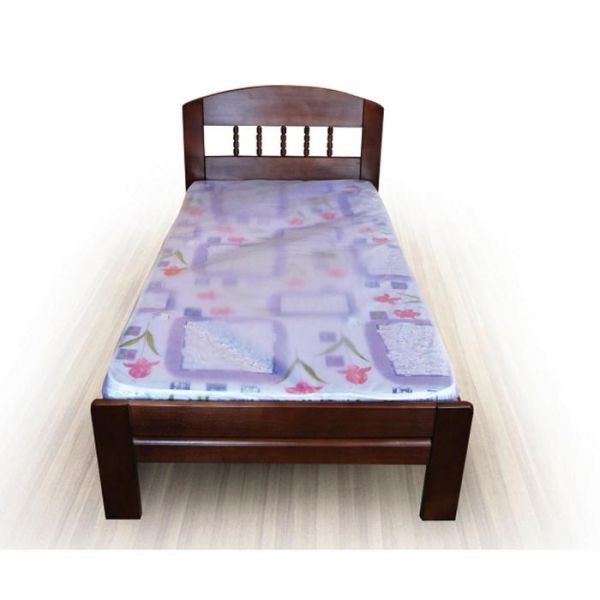 Кровать «Тора», 1200х2000, массив сосны, цвет венге