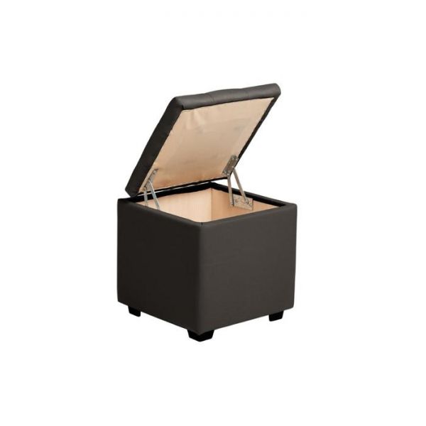 Пуф Бриг 400х400х430 Рогожка GRAFIT