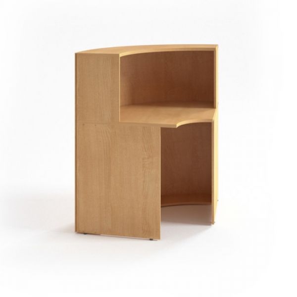 Рабочее место секретаря РМС.1, 900(900)х680х1206(756) мм, венге