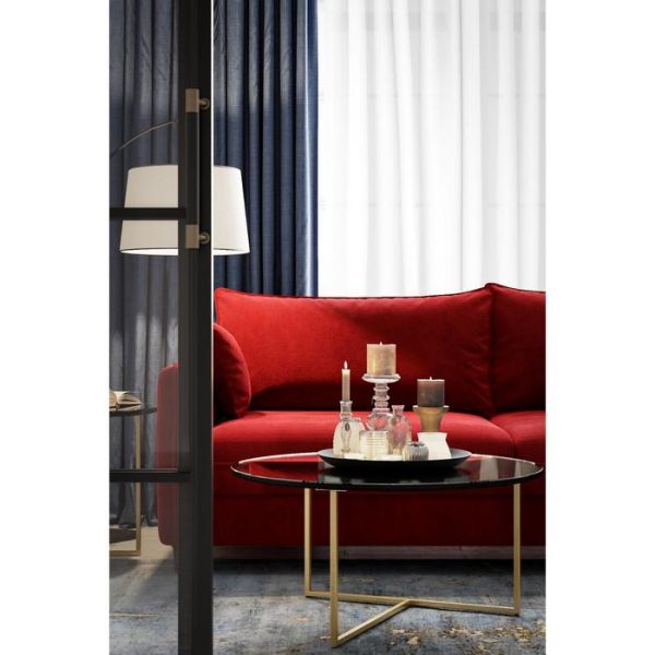 Стол журнальный «Маджоре Glass», 800 ? 800 ? 390 мм, цвет белая Lacobel