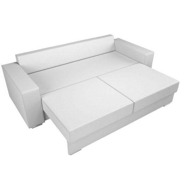 Прямой диван «Исланд», экокожа, цвет бежевый