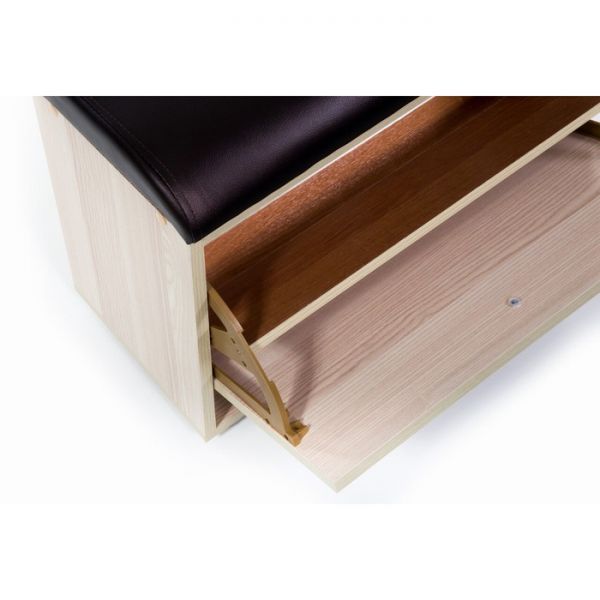 Обувница МС 1(221), 620х300х460, Ясень/Баклажан