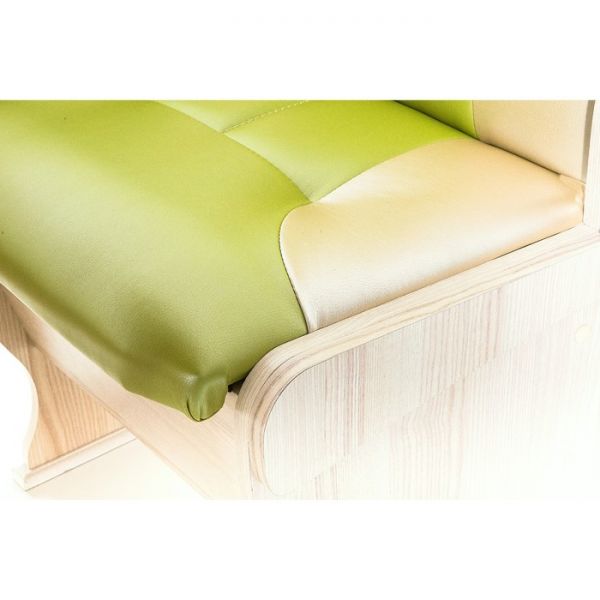 Кухонный уголок универсальный «Орхидея», 1500 ? 1100 ? 840 мм, цвет ясень/фисташка