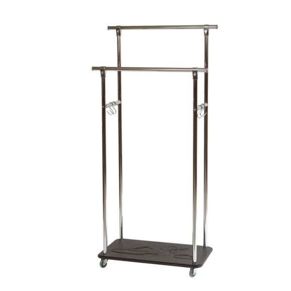 Вешалка гардеробная «Кейп», 720 ? 400 ? 1580 мм, цвет дуб белёный