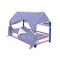 Детская кровать-домик Монтессори Бельмарко Svogen синий-лаванда