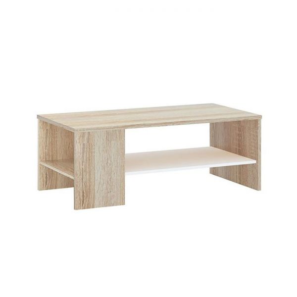 Стол журнальный «Стелс 110», 1100 ? 560 ? 450 мм, цвет дуб сонома / белый