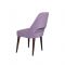Стул мягкий Морис 550х470х860 бук, цвет покраски темный орех, ткань велюр сиреневый