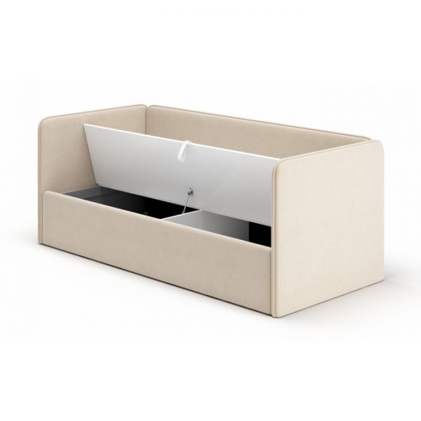 Кровать-диван Leonardo, боковина большая, 180х80 см, цвет бежевый