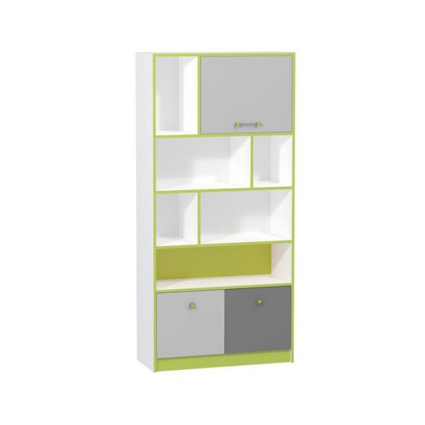 Стеллаж Альфа 09.136, 868х370х1848, Лайм зеленый
