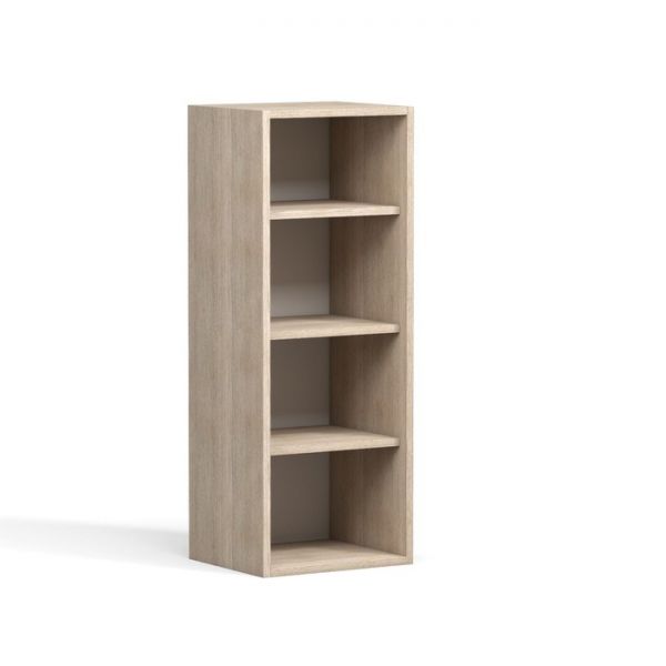 Шкаф навесной Анжелика 350х300х920 Дуб молочный/Ясень