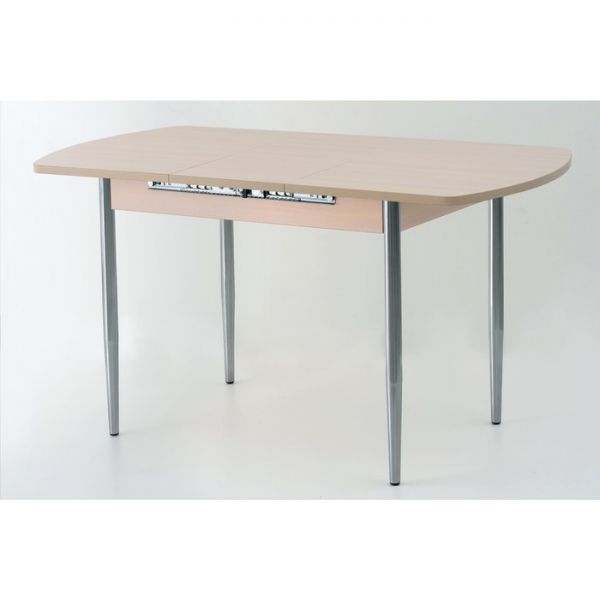 Комплект «Вегас NEW», стол 1100(1450) ? 700 ? 750 мм, 4 стула, цвет дуб молочный