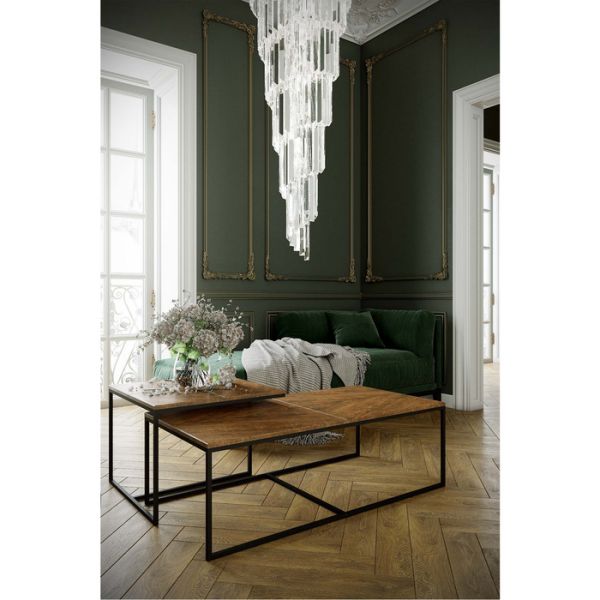 Стол журнальный «Эклектик квадро», 600 ? 600 ? 455 мм, цвет дуб американский