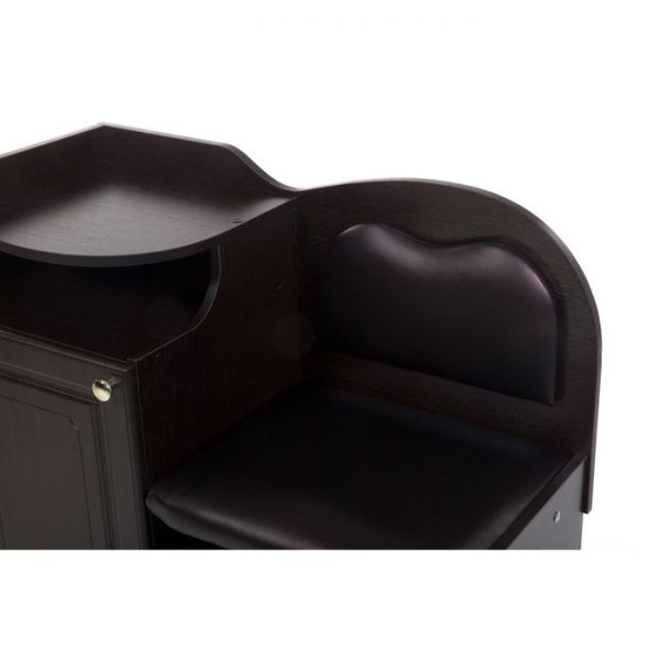 Банкетка №1, 900х430х920, Венге/Баклажан(221)