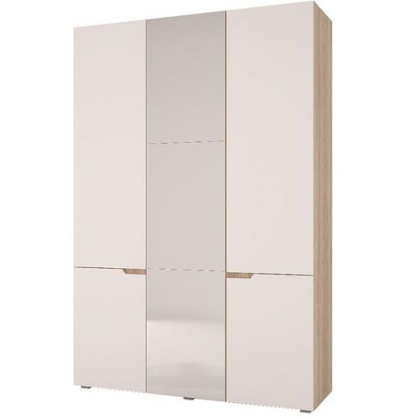 Шкаф 3х ств Анталия, 1350х2030х466, Белый/Дуб сонома