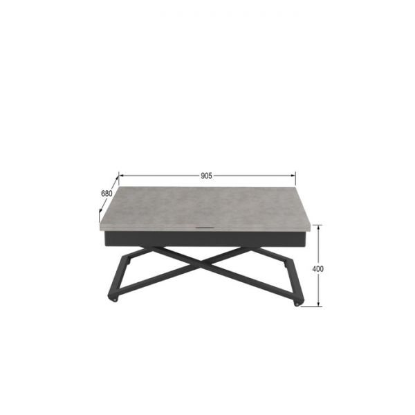 Стол универсальный «Генри», 905 (1360) ? 680 (905) ? 765 (400) мм, цвет белый премиум