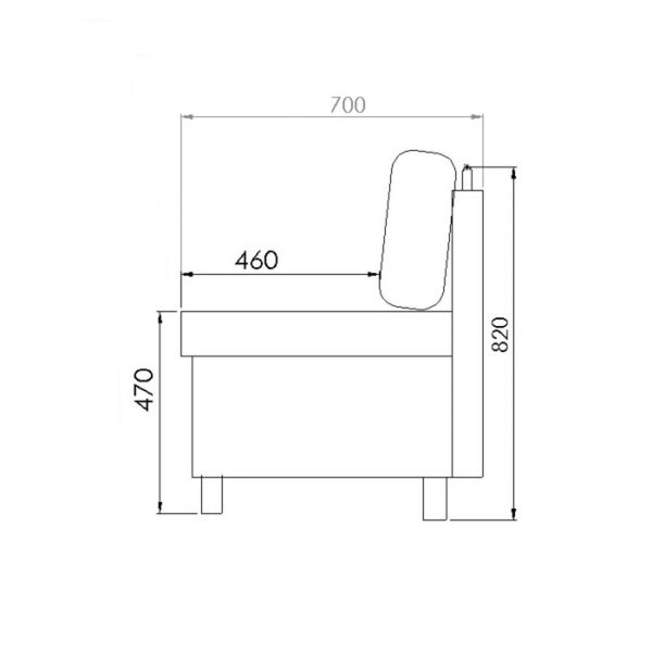 Кухонный уголок  Модерн  правый