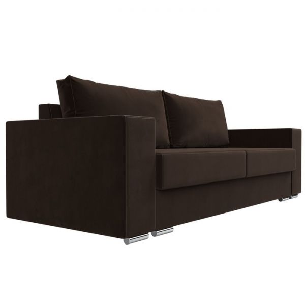 Прямой диван «Исланд», микровельвет, цвет бежевый