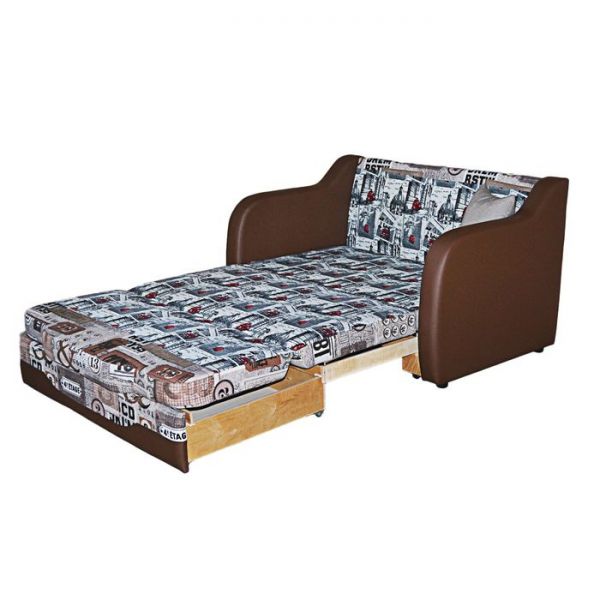 Диван Джонни 2 Фреш Фэктори / Люкса шоколад / Джой Пекан