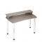 Стол СКЛ-Софт140МО с надстройкой, 1400 ? 750 ? 950 мм, цвет белый жемчуг