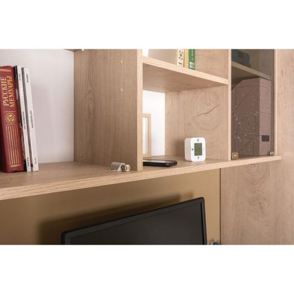 Полка навесная Бостон 10.51, 1152х287х516, Дуб элегантный