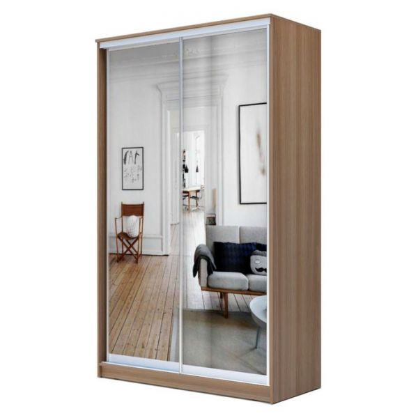 Шкаф-купе Хит-23-14-55, 2300х1362х620 Ясень шимо светлый