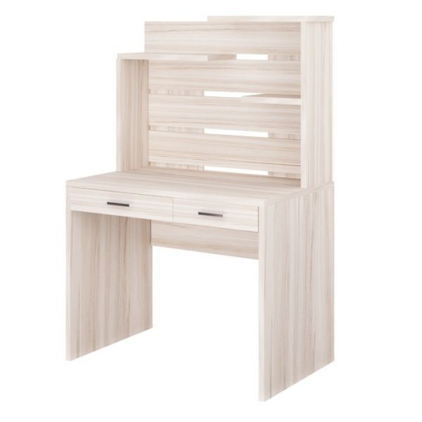 Стол с надстройкой, 1000 ? 620 ? 1520 мм, цвет белый жемчуг