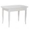 Стол кухонный с ящиком  Хоста-3 1100х700х746 белый/опора массив резной Белый