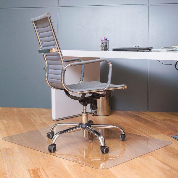 Коврик защитный для напольных покрытий BRABIX, поликарбонат, 100х120 см, глянец, 1 мм