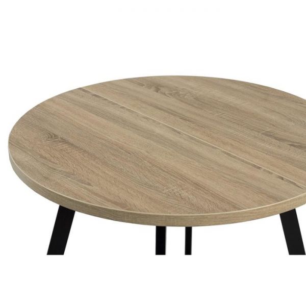 Стол РИМ D-1050/1500 Дуб Бардолино серый/Опора РИМ Гаспар-К, черный матовый