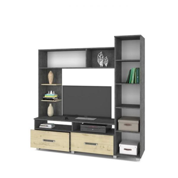 Мини-стенка В78 Виора 420х1800х1850 Шимо темный/светлый