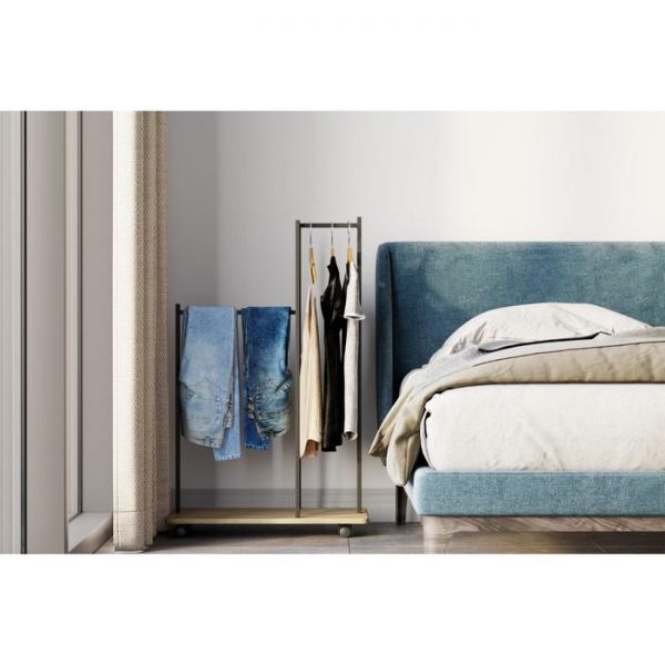 Гардеробная вешалка «Стик», 685 ? 400 ? 1110 мм, цвет белый