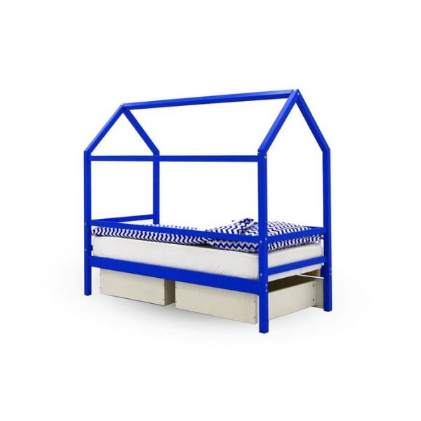 Детская кровать-домик Бельмарко Svogen синий