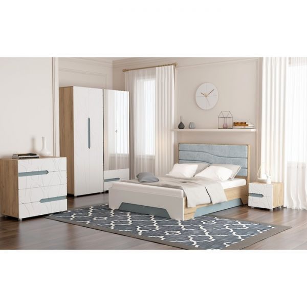 Зеркало Кристабель-9 без ламп 900х150х680 дуб ирландский/белый матовый