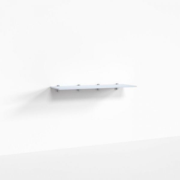 Полка Г-ШН-2-4, 1200х404х16х97 мм, белый структ, бордо