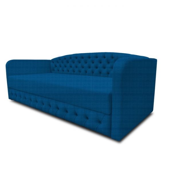 Диван-кровать с каретной стяжкой «Гарвард 2», велюр, цвет shaggy wine