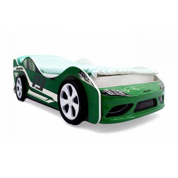 Кровать-машина Бельмарко «Супра зеленая»