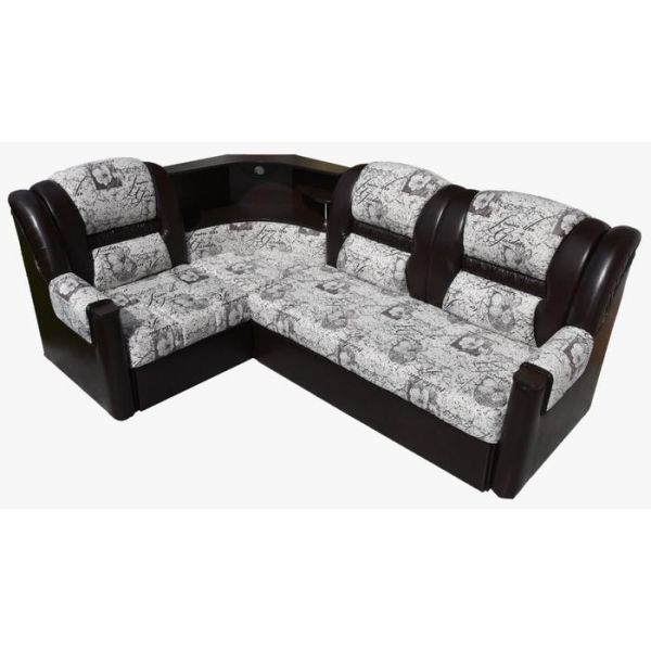Диван угловой "Эльза-3", ткань велюр Город-1/Ecotex A 213