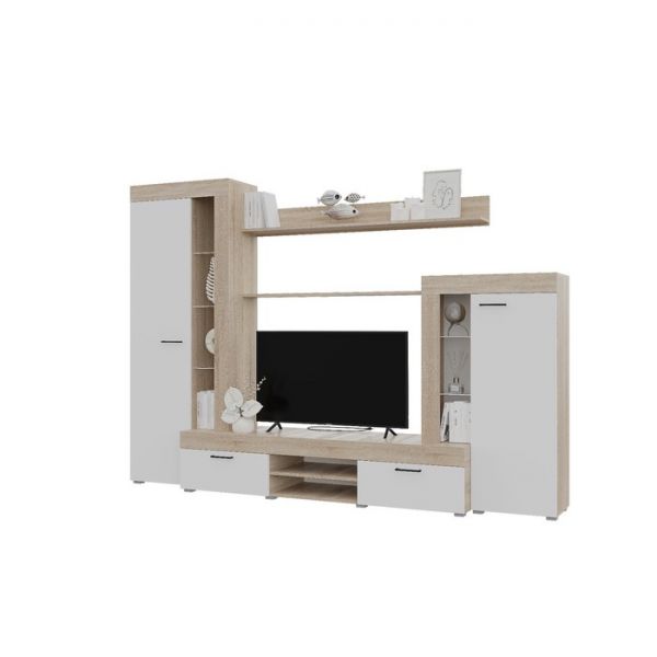 Гостиная «Дельта», цвет сонома/белый