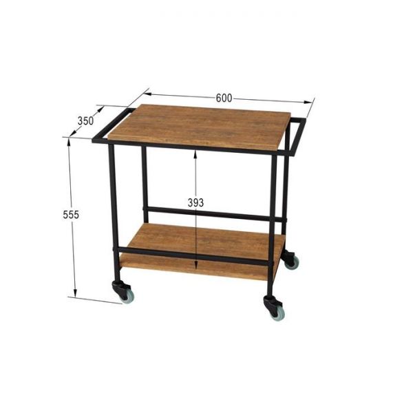 Стол журнальный «Фрэнки», 600 ? 350 ? 555 мм, цвет дуб американский