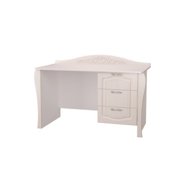 Стол письменный Виола-2, 1297х600х873, Белый/Ясень жемчужный