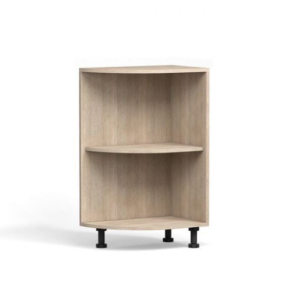 Шкаф напольный завершающий Анжелика 300х600х820 Дуб молочный