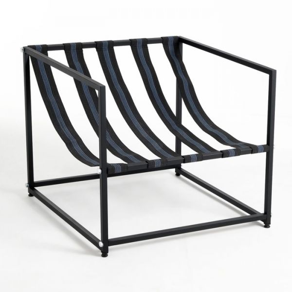 Стул "Дублин" Черный графит, разборный