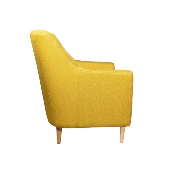 Кресло «Универ 1», рогожка, цвет жёлтый