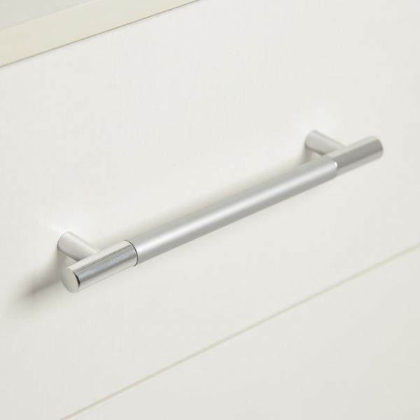 Комод 1.2 с 4-мя ящиками, 1000х800х440(730),  Ясень шимо светлый/Белый