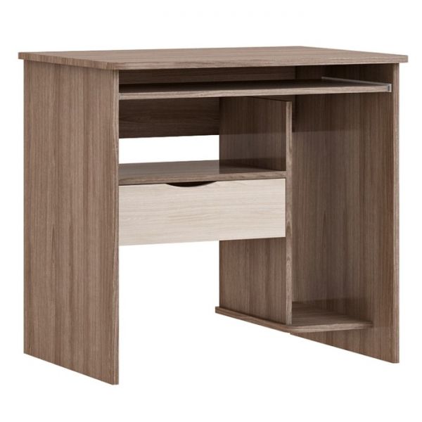 Стол компьютерный «Прайм 1», 800 ? 600 ? 760 мм, цвет ясень шимо светлый / шимо тёмный