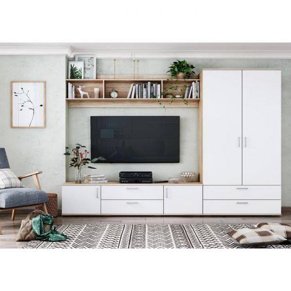 Полка навесная  ЛАЙТ, 500х1300х250 Дуб Сонома