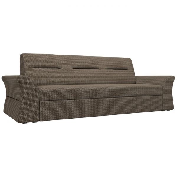 Прямой диван «Клайд», механизм дельфин, рогожка, цвет бежевый