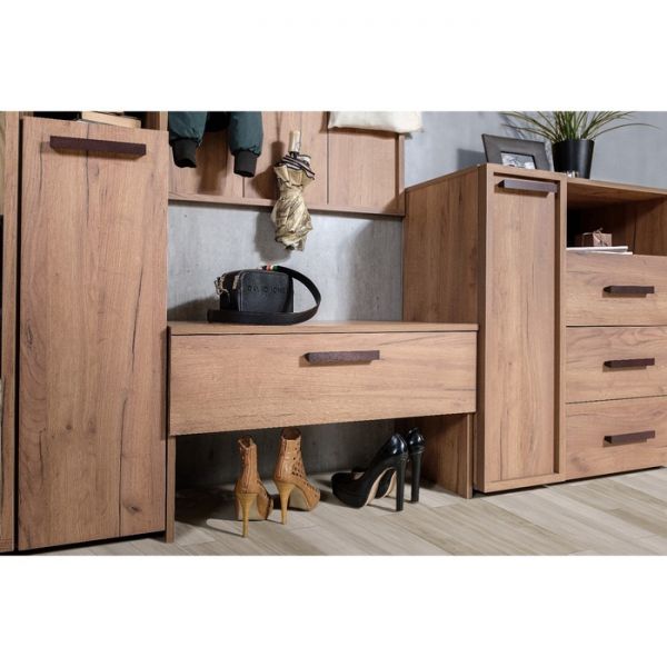 Тумба Nature 88, 782 ? 389 ? 462 мм, цвет дуб табачный craft