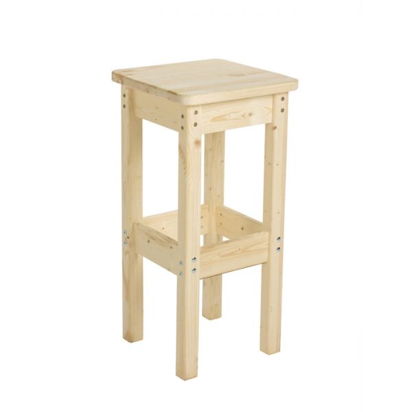 Барный стул, 400 ? 400 ? 800 мм, цвет сосна