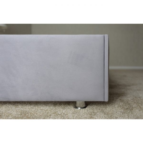 Кровать «Акрополь» с ПМ, 140 ? 200 см, ЭКО ПМ деревянный каркас, 1 ящик, цвет velutto 51